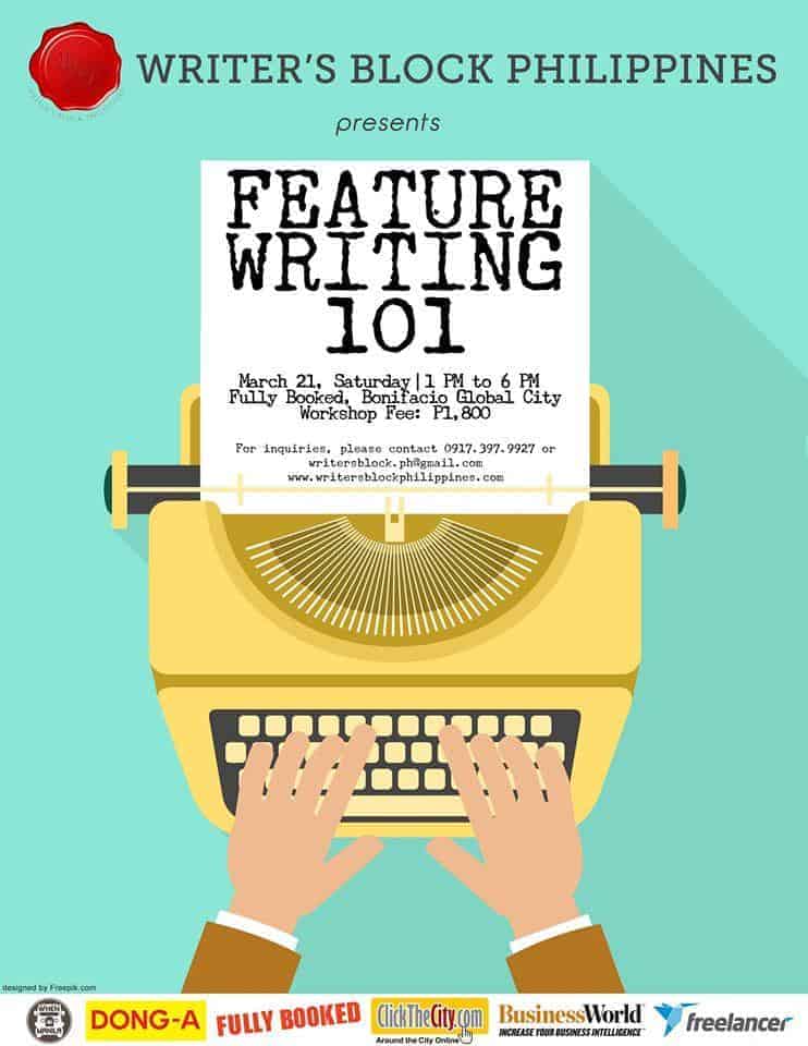 Feature Writing 101 Workshop Feature Writing 101 Workshop (2015)