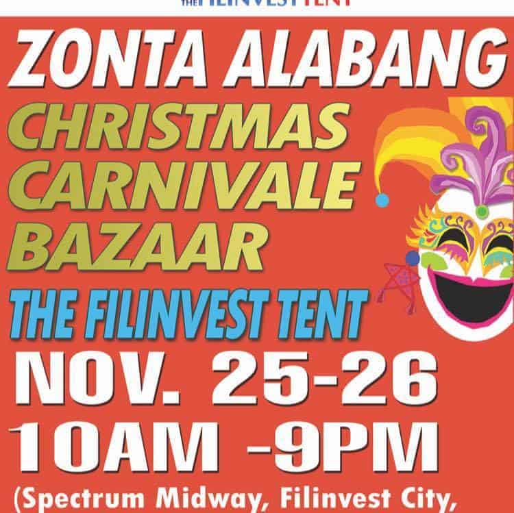Zonta Alabang Christmas Carnivale Bazaar (Food &Music Fest) 2017 Zonta Alabang Christmas Carnivale Bazaar (Food &Music Fest) 2017