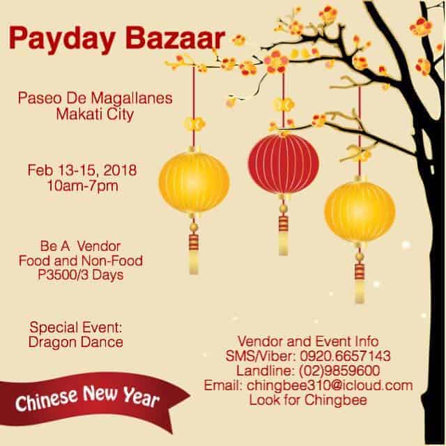 Chinese New Year- Payday Bazaar Chinese New Year- Payday Bazaar